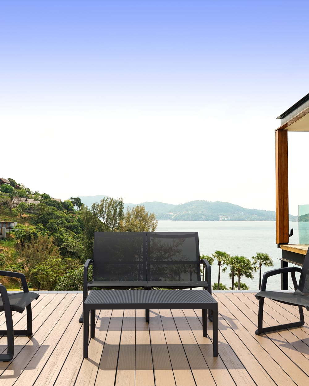 Pacific Lounge Set With Arms — Set lounge